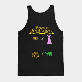 Princess Qualifications (Rapunzel Version) Tank Top